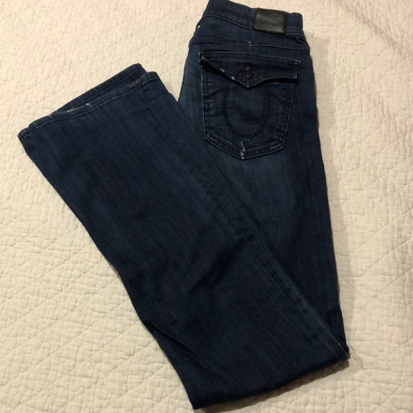 True Religion Becca Jeans Skinny Bootcut w/flap Earths Mystery - Picture 2 of 12